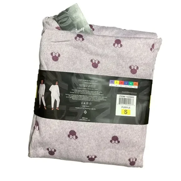 Disney Women's Pajamas Set  Purple Size Small NWT - Picture 2 of 6